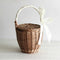 Fashion Summer New Women Beach Basket Straw Hand Bag Cover Handbag Wicker H M1L8