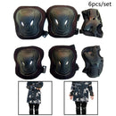 6Pcs Kneepad Motorcycle Bicycle Knee Protector Ski Skateboard Knee Pads Gu Gw