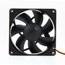 Mute 80mm Computer PC Case 3/4 Pin Cooling Fan with Screw Pad for PC CUP