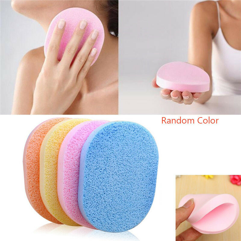 Natural Facial Sponge Compressed Puff Face Clean Wash Cleansing Sponge Random
