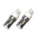 1x 6000K White 7443 High Power 80W Tail Brake Standby Reverse LED Light Hot ETG