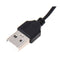 3.5mm Aux USB2.0 Male Mini 5 Pin USB Portable Speaker Audio Cable P3Y9