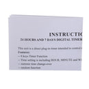 Electric Pug in Protable Timer Digital LED Display Reminder Kitchen Tool US A