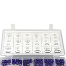 270pcs 18Sizes AC A/C System O-Ring Gasket Seals Washer Rapid Repair Kit Purple