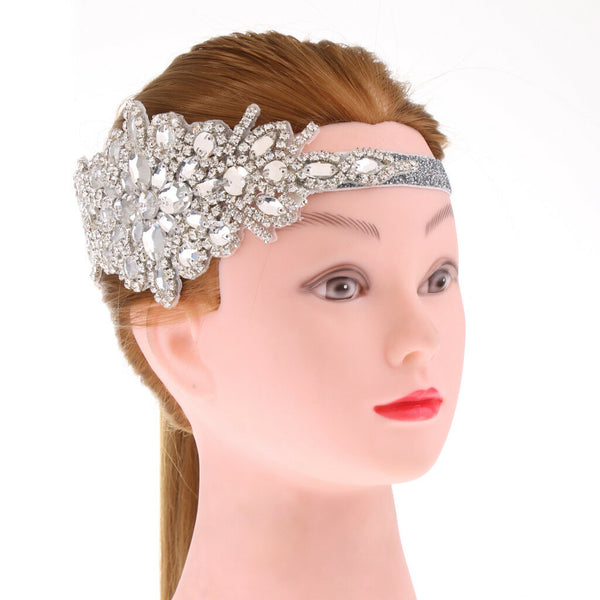 Ladies Sparkling Crystal Rhinestones Headband Wedding Prom Headpiece