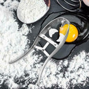 Stainless Steel Raw Egg Opener Eggshell Cracker Topper Cutter Kitchen Tool