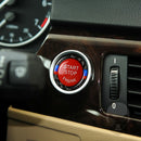 Engine Start Stop Button Replace Cover + Ring for BMW 320iÃ‚Â (Red Tircolor) A