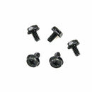5 Pcs PCI Slot Cover Dust Filter Blanking Plate Hard Steel Black With Screws