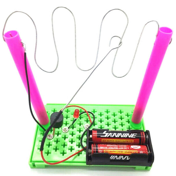 Kids Educational Science Toys Electric Keep Calm Crossing Game DIY Kit`US