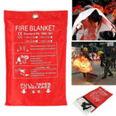 Fire Blanket 1m*1m Fire Blanket Fiber Glass House Caravan Camper ss New Y9P6