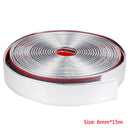 New Fits Most Car 6MM x 15M Car Chrome Moulding Trim Strip Self Adhesive NWE