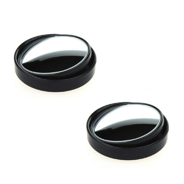 2x Blind Spot Car Mirror Adjustable Round Blindspot Wide Angle Parking Mirrors
