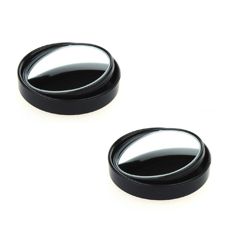 2x Blind Spot Car Mirror Adjustable Round Blindspot Wide Angle Parking Mirrors