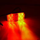 1Pair Amber Red Car Truck Trailer Rear Led 10LED Tail Indicator Stop Brake Li Gw