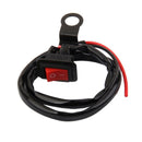 Motorcycle/ATV/Bike Handlebar Hazard Light ON/OFF Red Switch Button