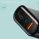 Digital Display Dual USB Wall Charger QC3.0 PD3.0 Fast Charging Adapter