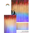 2M 210 Lamp Rainbow Copper Wire Curtain Light USB with Remote Control Girl HQ1I4