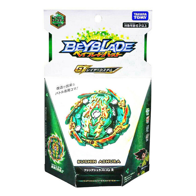 Fusion Metal Beyblade Burst B-135 Booster GT Bushin Ashura.Hr.Kp Ten New in Box