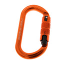 2x Oval  Mountaineering Carabiner W/Hook Lock Outdoor Safety Buckle Climbing