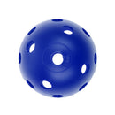 20 Pieces Plastic Hollow Golf Balls Perforated Practice Training Ball Blue