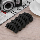 5pcs Black 5-Prong Rubber 4/4 Violin Silencers Fiddle Practice Mutes