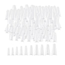 False Nails Half French Nail Tips Home DIY Nail Salon Tools 10 Sizes Natural