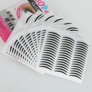 240 Pairs Black Paper Invisible Double Eyelid Eye Tape Stickers - Small