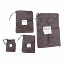 Set 4PC Waterproof Clothes Storage Bag Packing Square Travel Luggage Organi