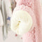 Baby Girl Kids Clothes Fleece Thicken Hoodie Crossbody Bag (Pink 12-18M)