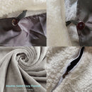 Flannel USB Electric Blanket Heated Shawl Throw Washable 100x70cm Warm