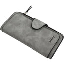Baellerry Women Long Wallet PU Leather Clutch Card Holder Large Capacity Pu