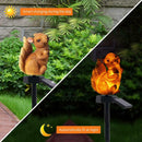 Solar Power LED Squirrel Lawn Light Outdoor Waterproof Yard Landscape Lamp A