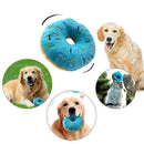 Pet Chew Cotton Donut Lovely Dog Cat Pulling Chew Squeaker Playing Sound To K5K9
