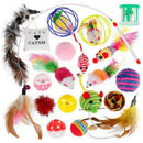 Kitten Toys Variety Pack, Cute Kitty Toys For Cats 20 Pieces - Cat Toys Set Q4R9