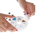 7 Days Medicine Pill Box Mini Round Portable Travel Storage Vitamin Box Cy