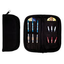 Stylish Darts Case Hold 2 Set Wallet Black Durable ylon Tackle CaseA New