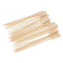 30pc BBQ Wooden Bamboo Paddle Skewers Disposable Cocktail Party Barbecue