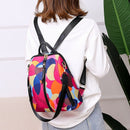 Color Women Backpack Waterproof Oxford Fashion Cute Backpack Pack Cloth Lar S1P9