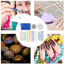 19Pcs Nail Art Design Brushes Set Dotting Painting Drawing Polish Pen Tools Kit