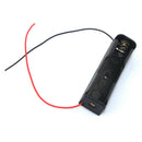5xWire Lead Battery Storage Case Holder for 18650 Flat Tip Single Battery