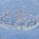 18Years Old Birthday Crown Crystal Hairband Girl Tiara Princess Head Accessor OZ