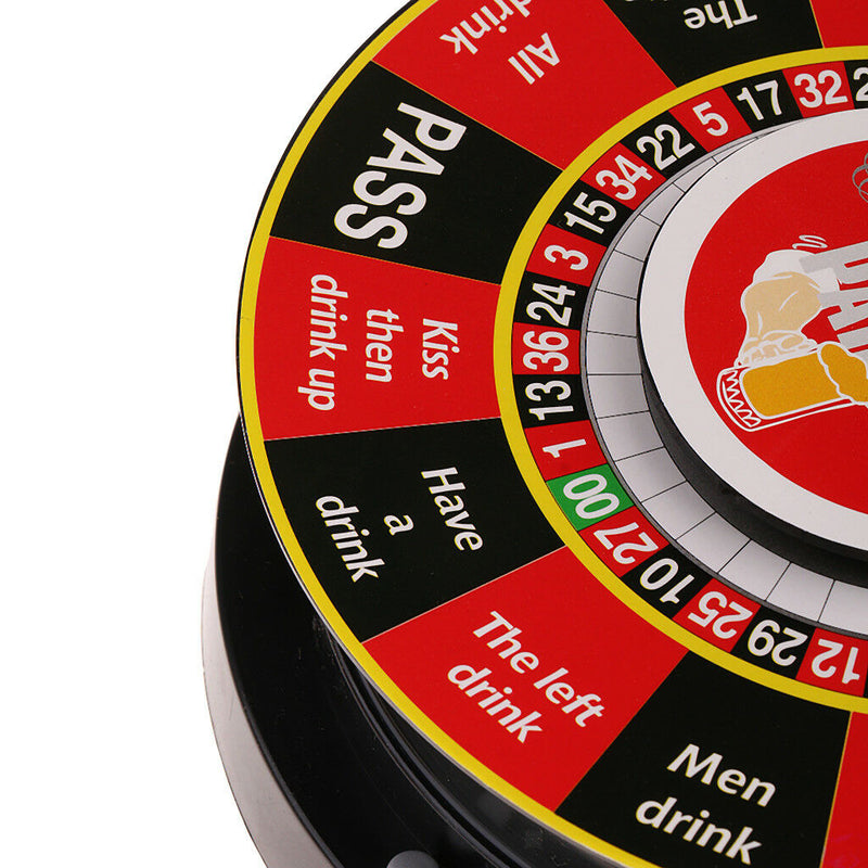 Electric Turntable Drinking Roulette, Indoor/Outdoors Entertainment Games