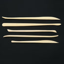 Set of 5 mini modeling tools boxwood F8D1