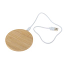 Portable Qi Wireless Charger, Wood Charging Pad 5W for  XS/XS Max/XR/X/8/8