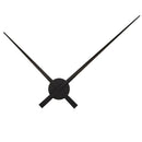 Home Bedroom Kitchen Wall Clock Quartz DIY Large Needles Handle Time Black