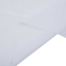 Plastic Tablecloth, white 137CM X 183CM