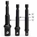 Impact Grade Socket Adapter/Extension Set | Turns Power Drill Into High Spe I1A3