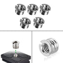 5Pcs Aluminum 3/8"-16 to 1/4"-20 Convert Screw Nut for Tripod Camera Newest Use