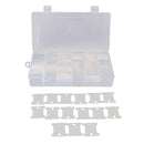 Embroidery Floss Cross Stitch Organizer Storage Box Set 120Pcs Floss Bobbins