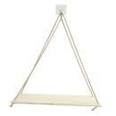 4Pieces Wall Mounted Shelves Hanging Rack with Rope Living Room Decor Gifts